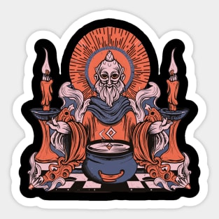 Devil's Delight Occultism On Art Sticker